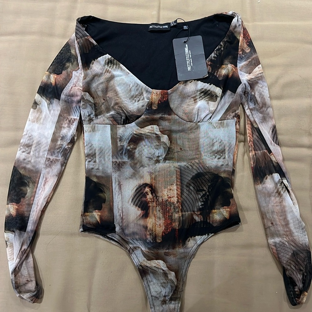 Printed body suit